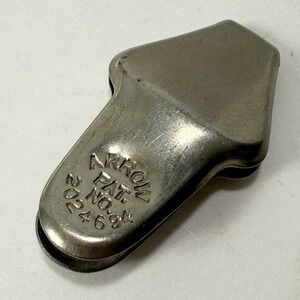 Vintage Arrow K. Co USA Silver Tone Metal‎ Curtain Rod Guide Device Tool Gadget